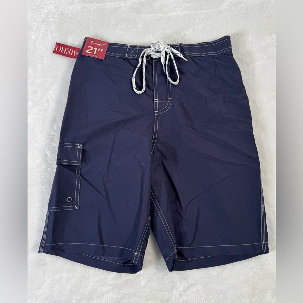 Merona‎ Xavier Navy Swim Shorts